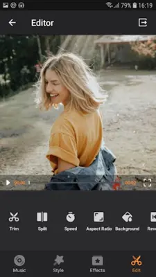 Video Editor Music Video Maker android App screenshot 1